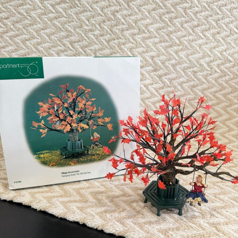 Department 56 Swinging Under The Old Oak Tree Village Accessories - Picture 2 of 10
